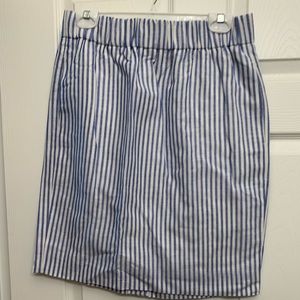 J Crew linen knee length skirt NWOT
